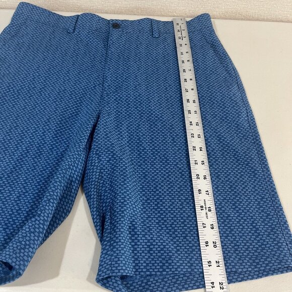 PGA Tour Blue Patterned Cargo Shorts - Picture 2 of 10